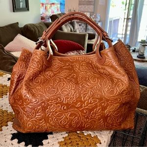 Gorgeous Brown Leather Satchel